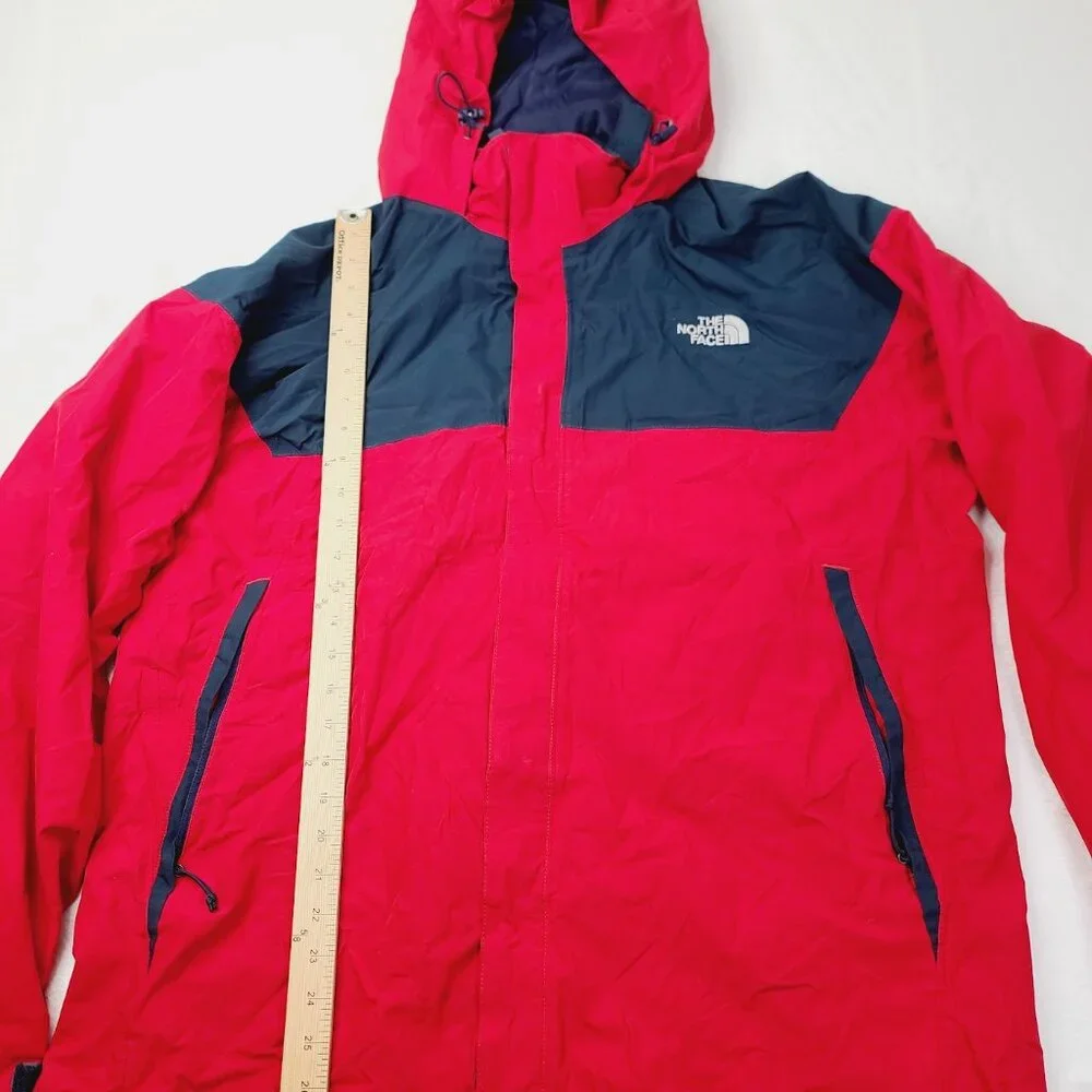 The North Face Men's Black Red Arashi Li Hooded Parka Winter Snow Jacket Size XL